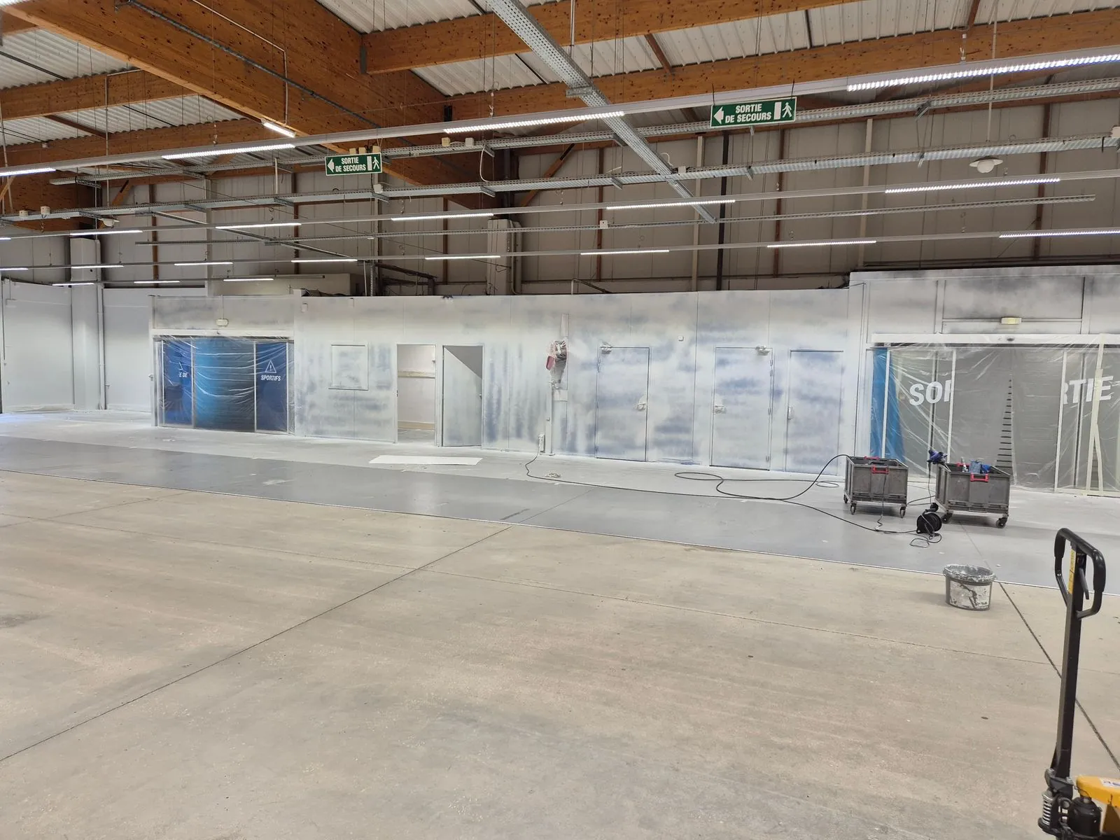 Remise en état de local - photo chantier 5